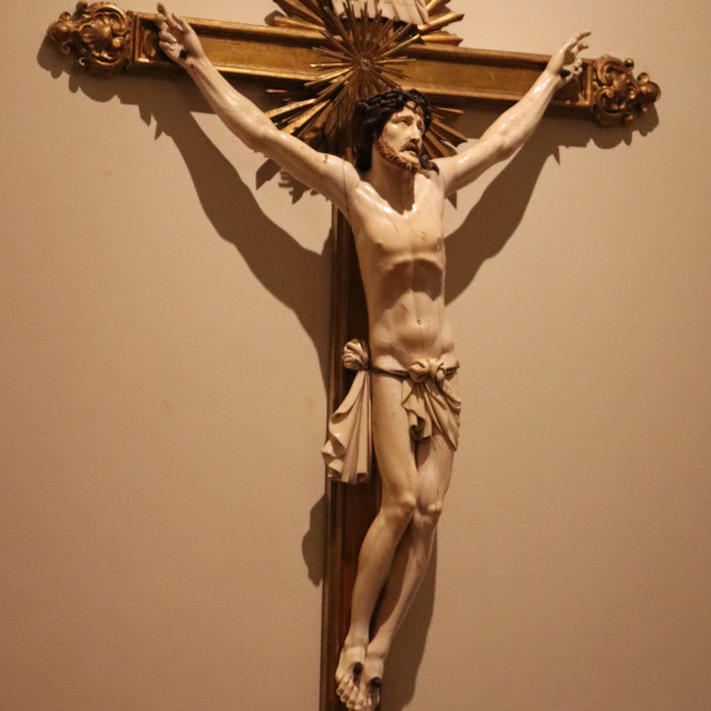 "Jesus on Cross" stock image