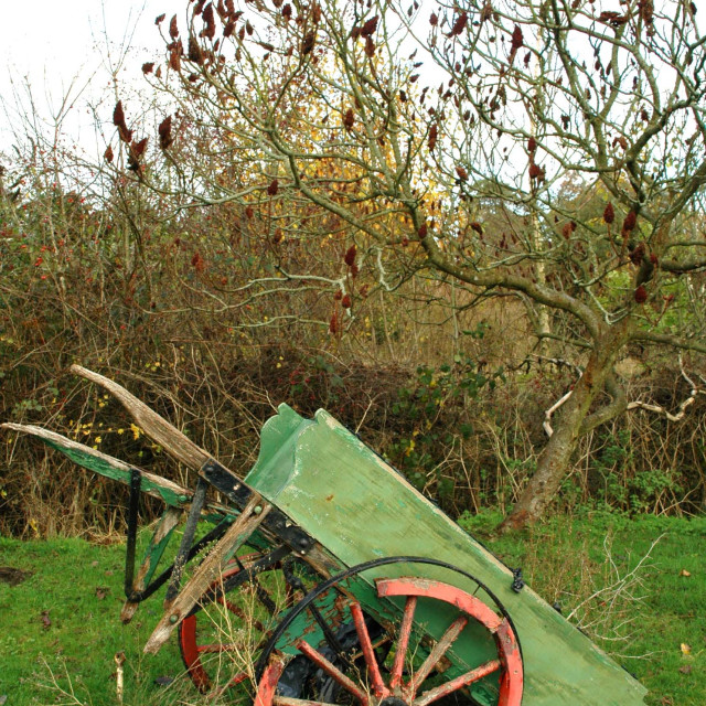 "Abandoned Cart" by Len Howell - $12.64 "Abandoned Cart" stock image