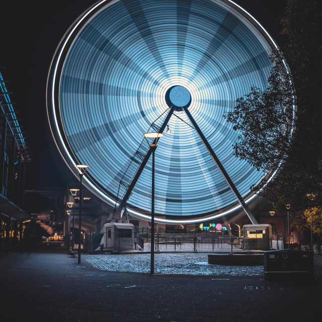 "Bristol Big Wheel" by Pete Griffiths - £10.00 "Bristol Big Wheel" stock image