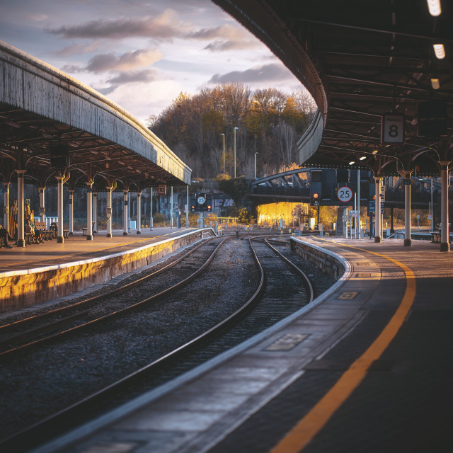"Temple Meads" by Pete Griffiths - £10.00 "Temple Meads" stock image