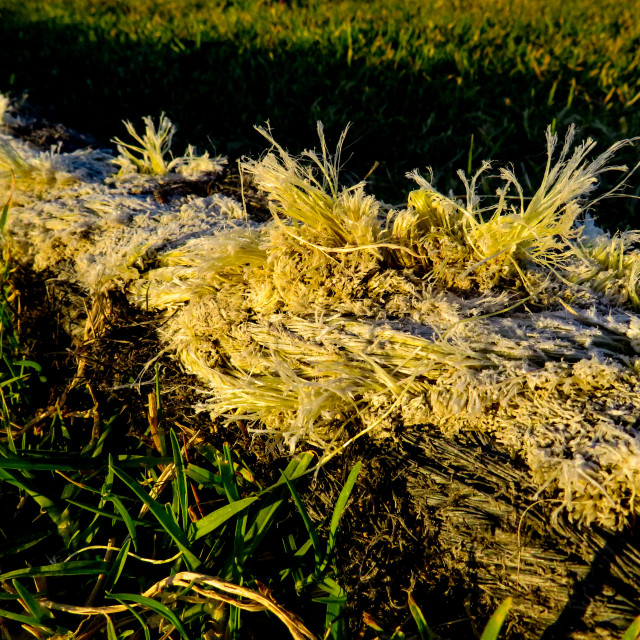 "Frayed" stock image