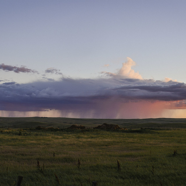"Sunset Storm" by West · River · Photography - £11.00 "Sunset Storm" stock image