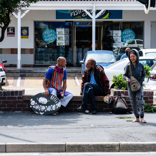 "On the Street" stock image