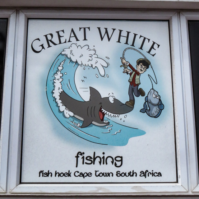 "Fishing Shop Sign" stock image