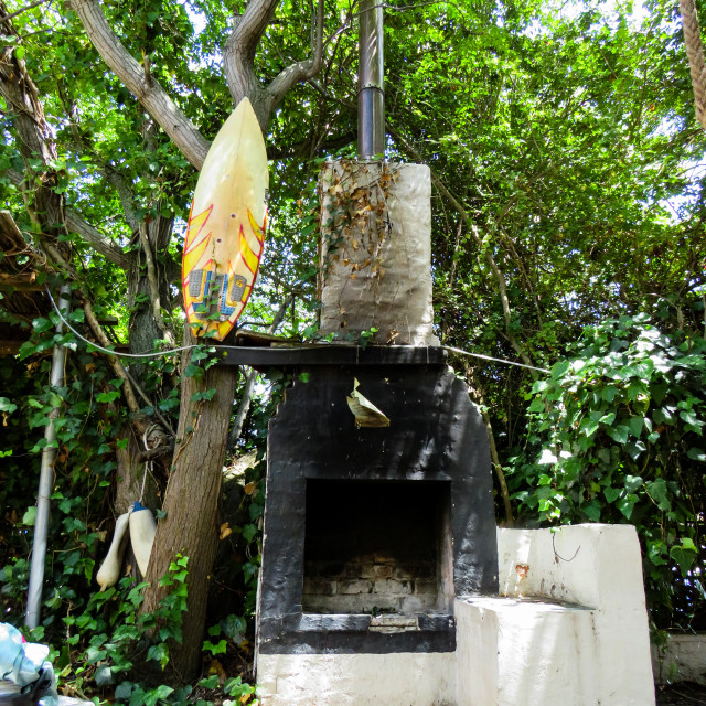 "Surfer's Braai" stock image