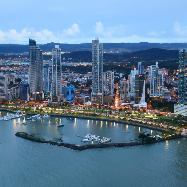 "vista Aerea Cinta Costera" by Panamarketphoto - $60.98 "vista Aerea Cinta Costera" stock image
