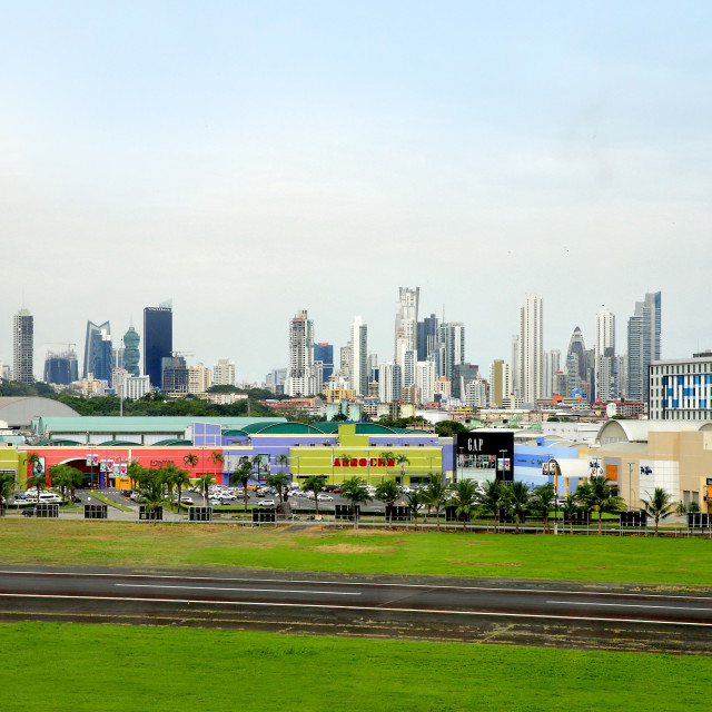 "albrook mall y ciudad" stock image