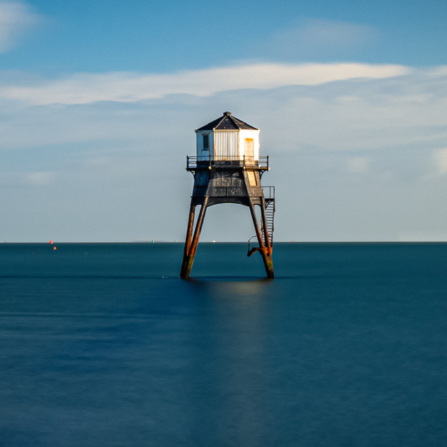 "Dovercourt lighthouse, Dovercourt, Harwich UK." stock image