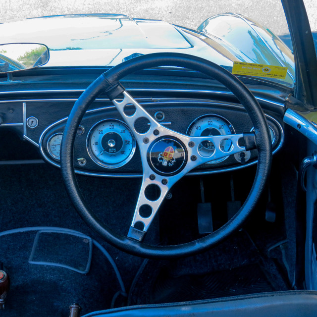 "Austin-Healey Dash" stock image