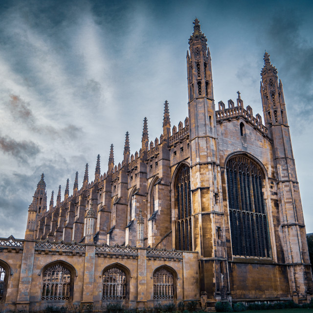 "King's College Chapel Cambridge" stock image