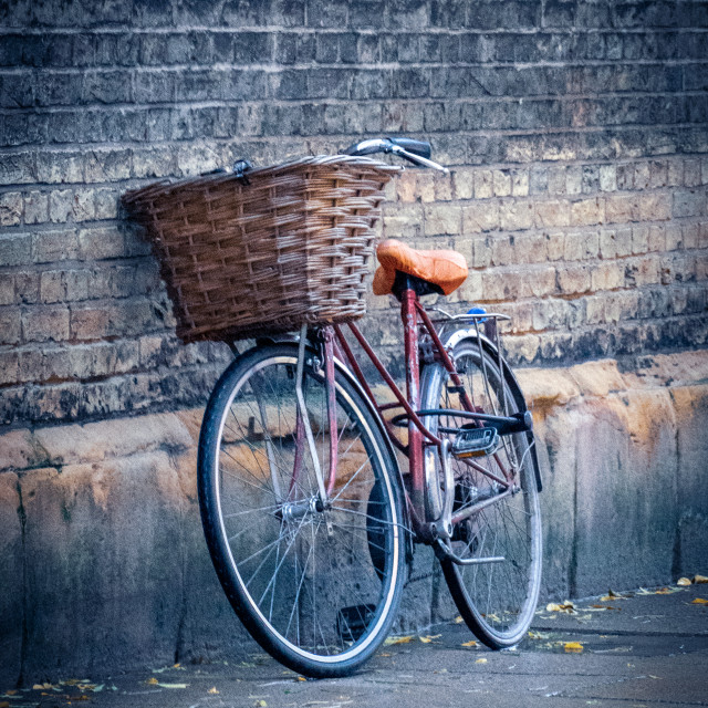 "Bike on Sidney Street" stock image