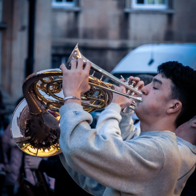 "Street Performers Cambridge" stock image