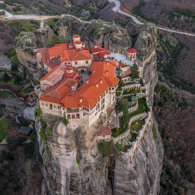 "Meteora Varlaam Monastery" by Dimitris Tzankatian - $87.19 "Meteora Varlaam Monastery" stock image