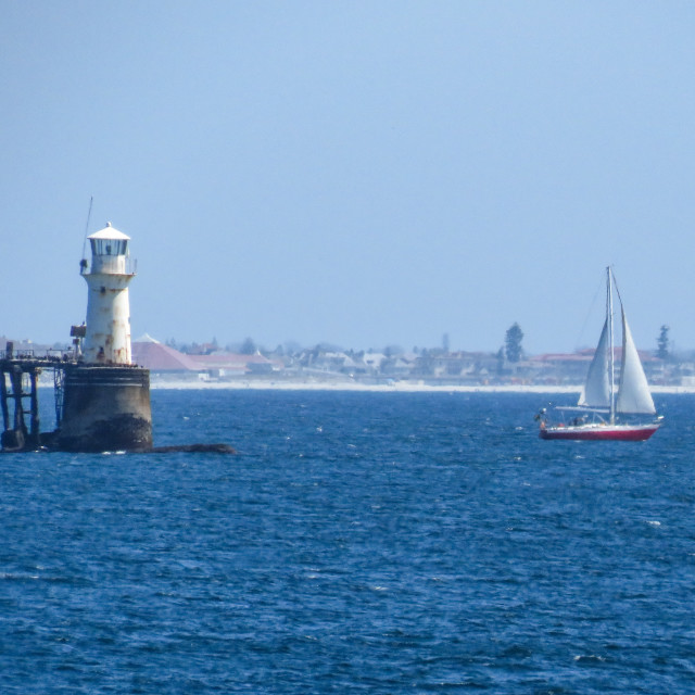 "Mini Lighthouse" stock image