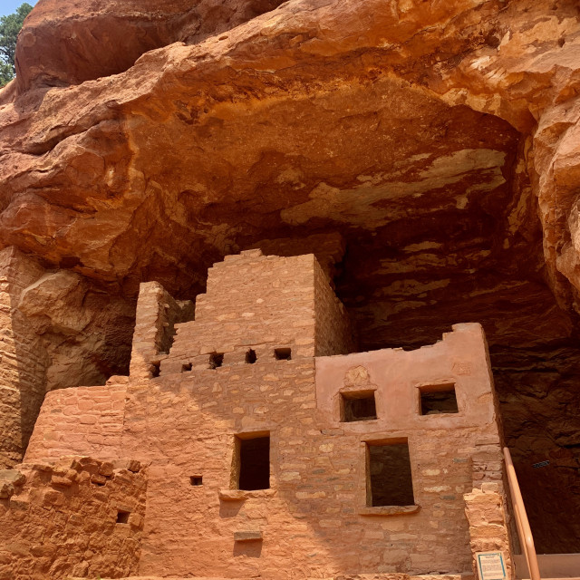 "Manitou Cliff Dwellings" by RAD Photography - £11.00 "Manitou Cliff Dwellings" stock image