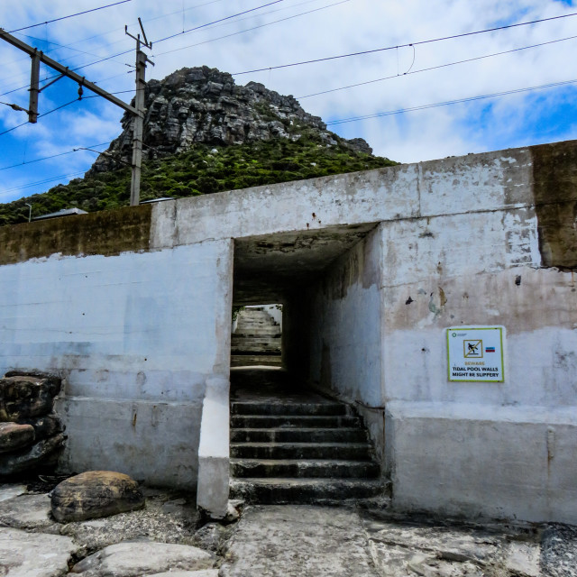 "Clovelly Tunnel" stock image