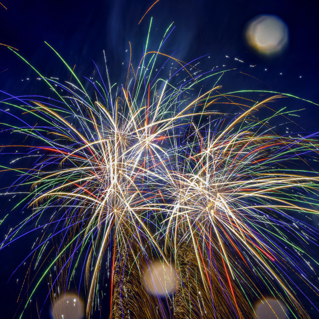 "Duvall Days Festival Fireworks Finale 2021" stock image