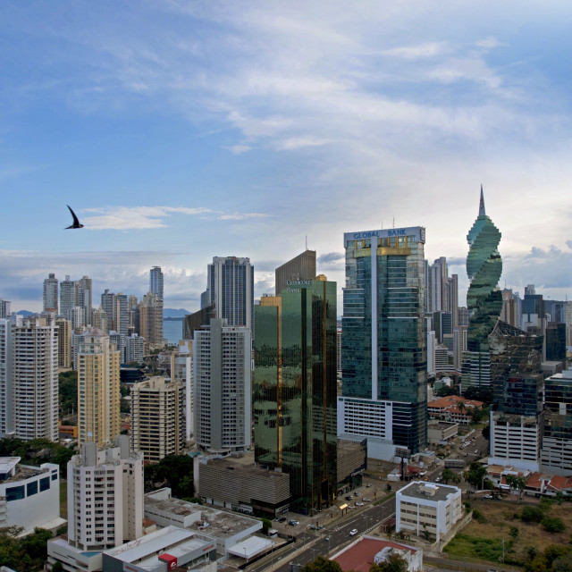 "Centro Bancario de Panama" stock image