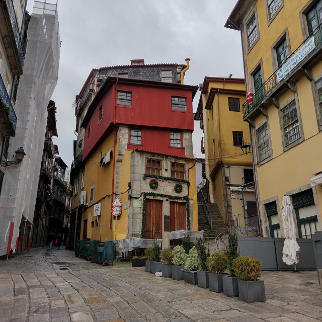 "Alley in Porto" stock image