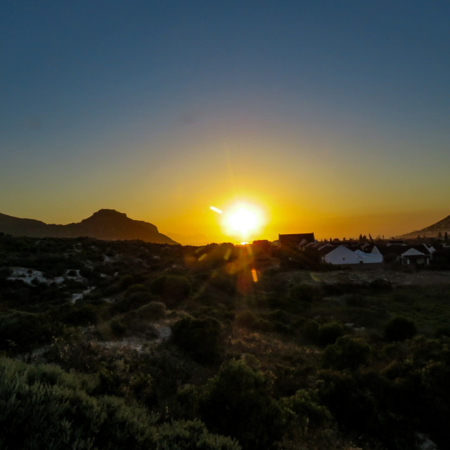 "Fish Hoek Sunrise •♧" stock image