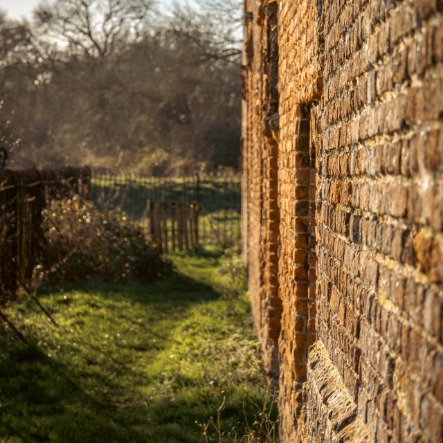 "Someries Castle Red Brick" stock image