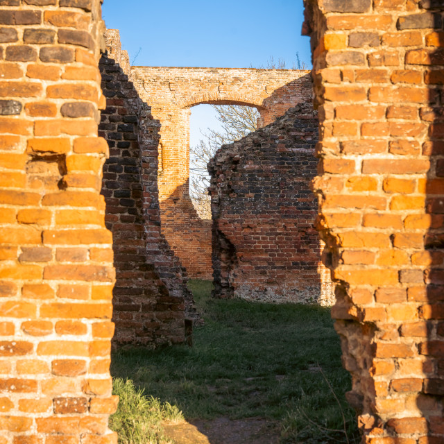 "Someries Castle" stock image