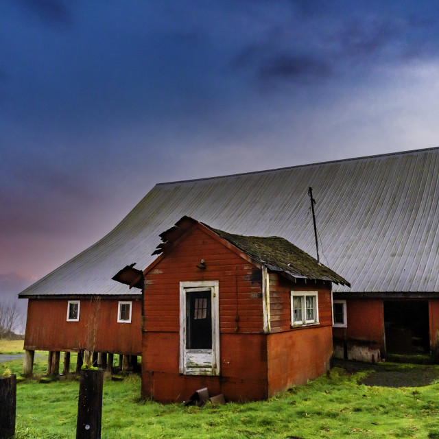 "NE 100th Barn #6" by Last Lite Photography - $36.90 "NE 100th Barn #6" stock image