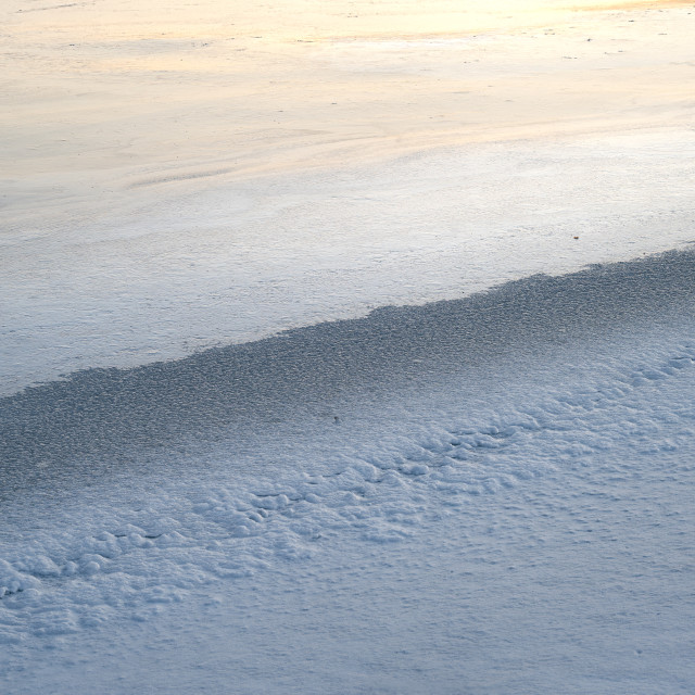 "Abstract nature - Snow and ice" stock image