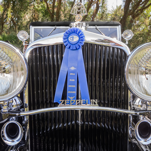 "Maybach Zeppelin Amelia Island Concours d’Elegance" stock image
