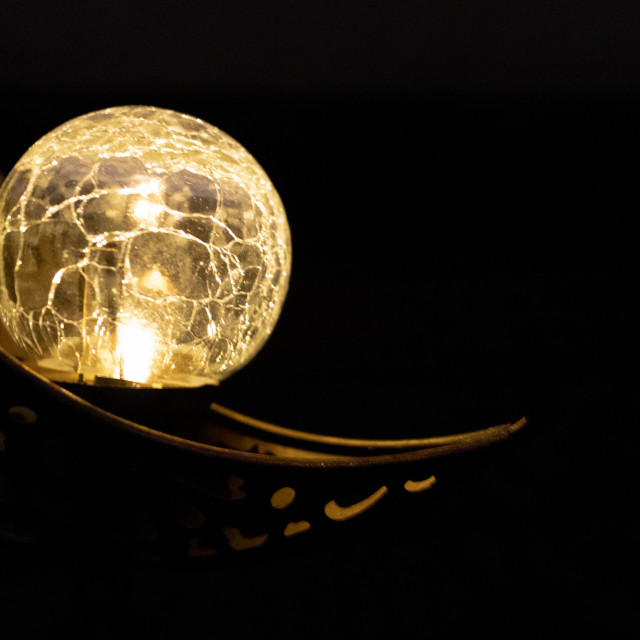 "Globe Alight" stock image