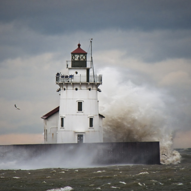 "Lake Erie Tempest" stock image