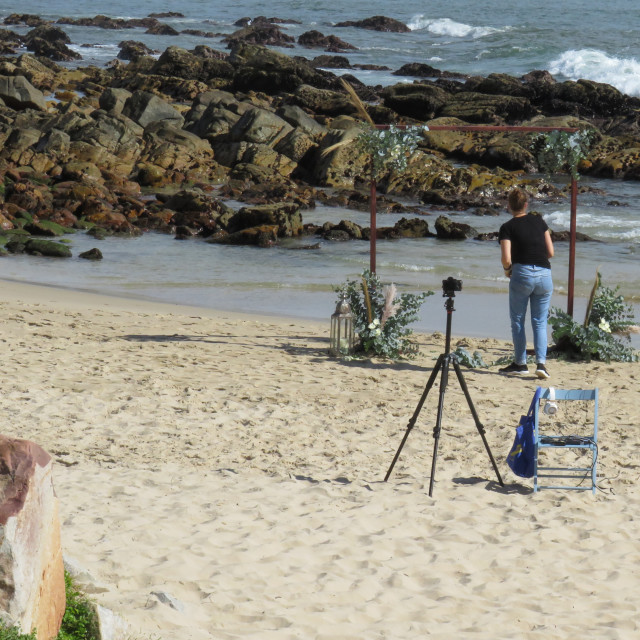 "The Wedding Photographer" stock image