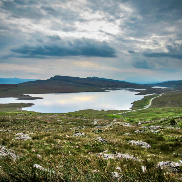 "Loch Leathan, Isle of Skye." stock image
