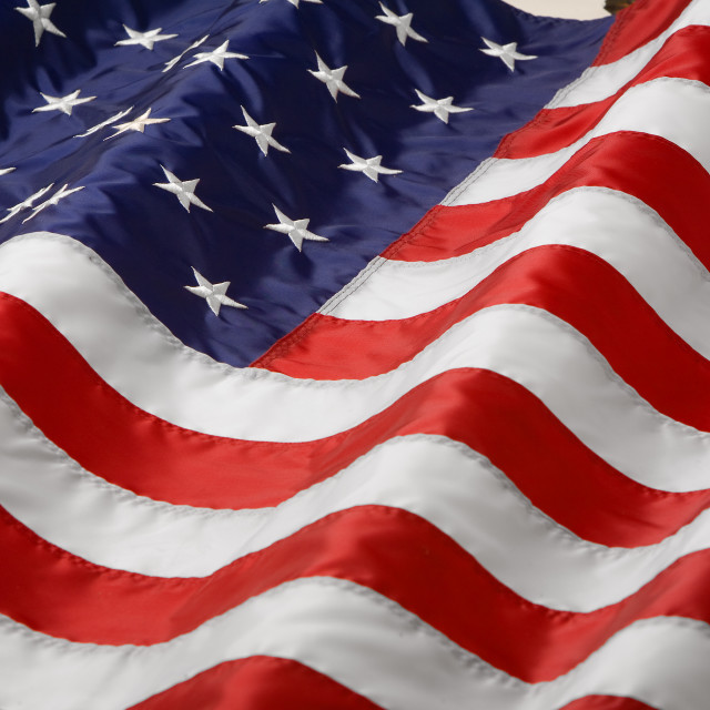 "American Flag" stock image