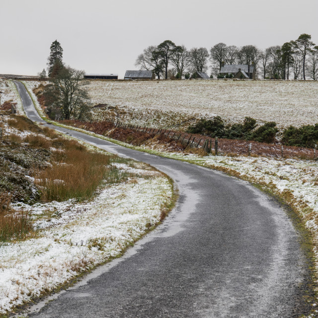 "Sheriffmuir Road" stock image