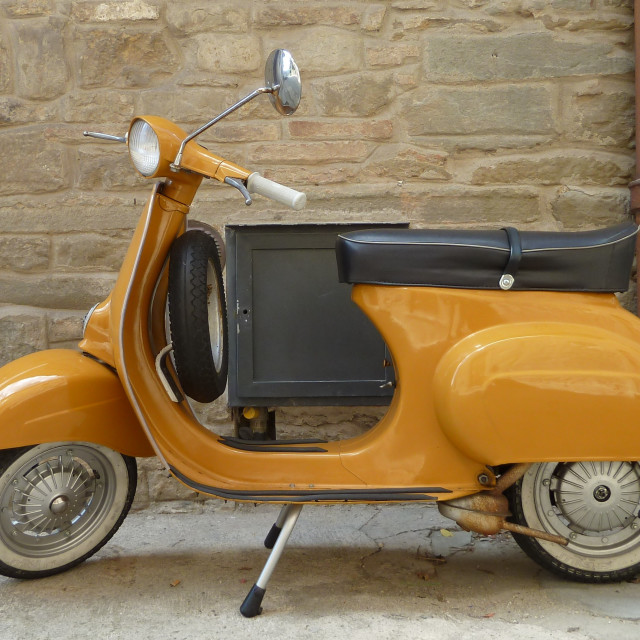 "Italian Scooter" stock image