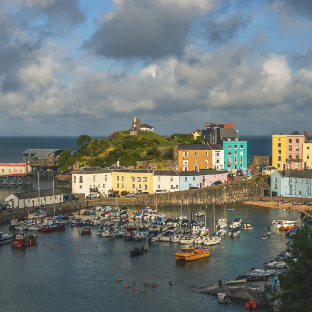 "Tenby - Pembrokeshire, Wales" stock image