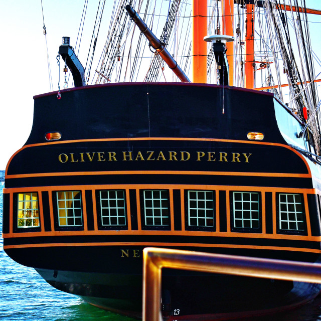 "Oliver Hazard Perry, Newport, RI" stock image