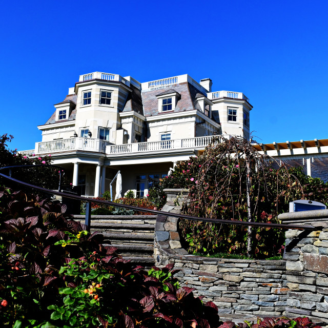 "The Chanler at Cliff Walk Newport, RI" stock image