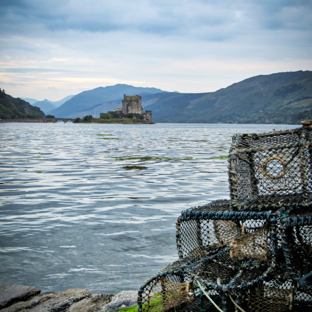 "Loch Duich, Scotland." stock image