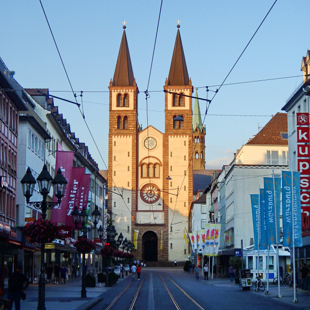 "The Dom Wurzburg Germany" stock image