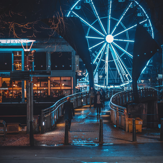 "Bristol big wheel" by Pete Griffiths - £10.00 "Bristol big wheel" stock image