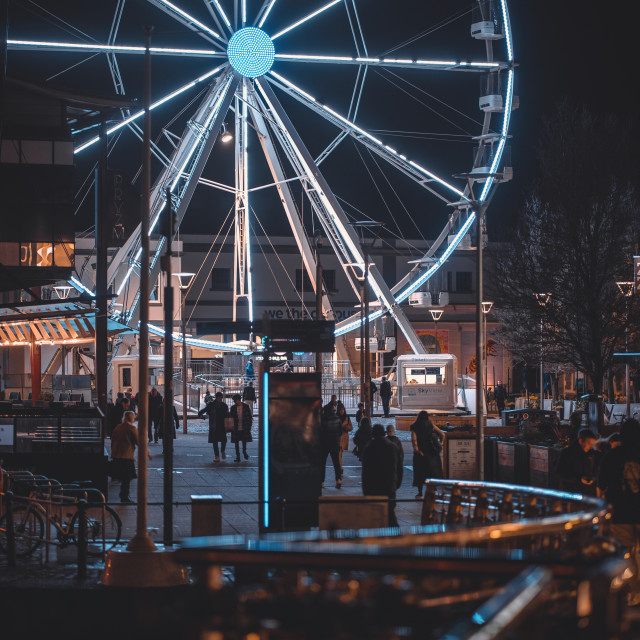 "Bristol big wheel" by Pete Griffiths - £10.00 "Bristol big wheel" stock image
