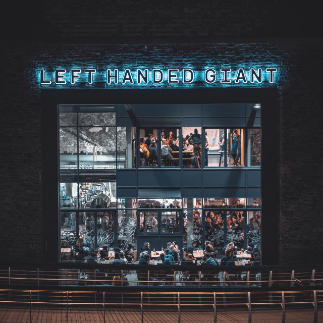 "Left Handed Giant" by Pete Griffiths - £10.00 "Left Handed Giant" stock image