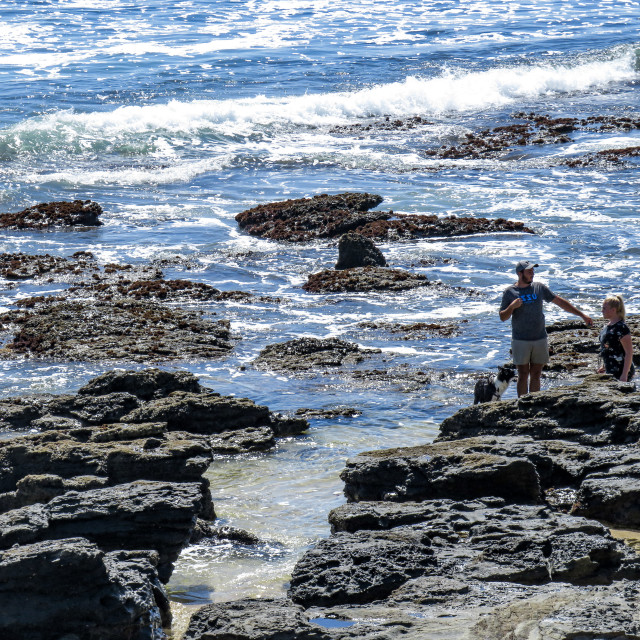 "On the Rocks" stock image