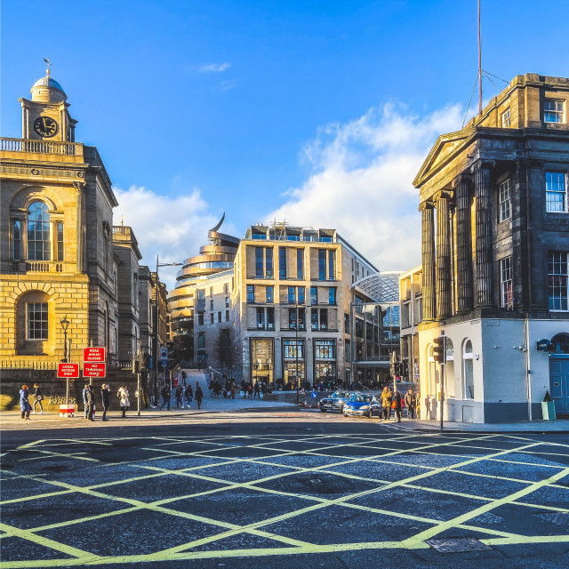 "St James Quarter shopping centre" stock image