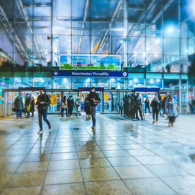 "Manchester Piccadily" stock image