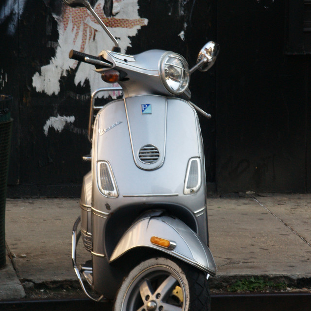 "NYC Scooter" stock image