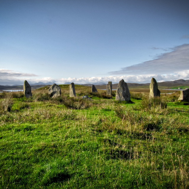 "Callanish Stones" stock image