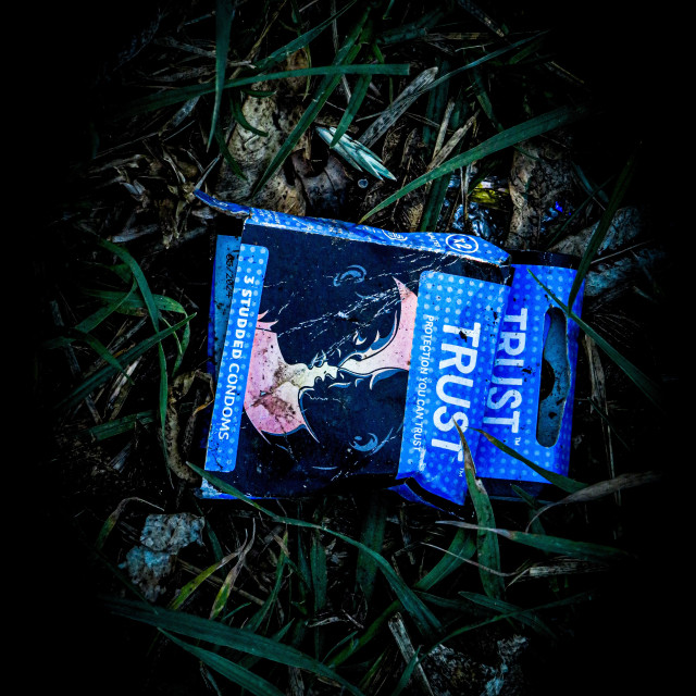 "Plastic Pollution ●□" stock image